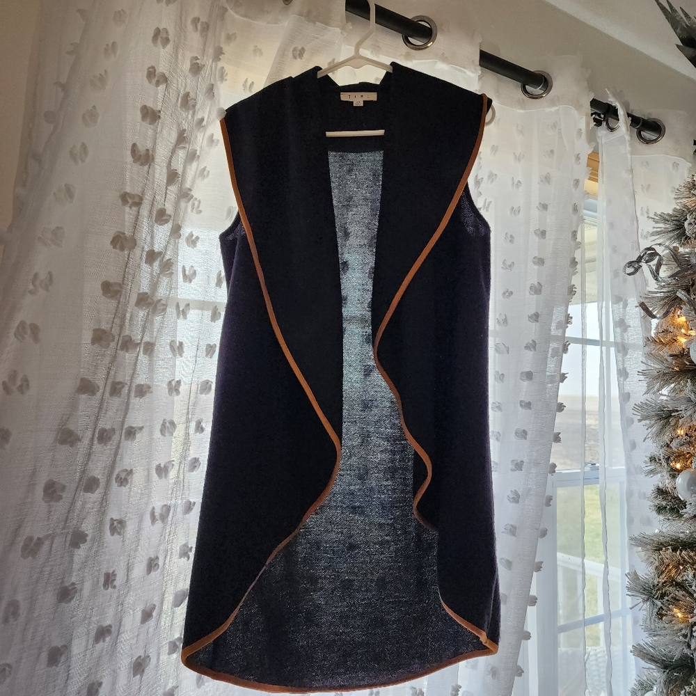 THML Black Long Vest